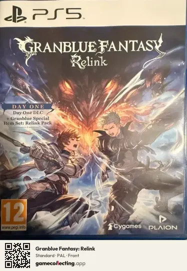 Granblue Fantasy: Relink PlayStation 5, PAL box front