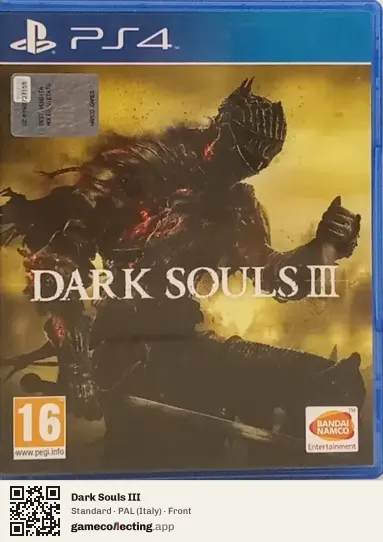 Dark Souls III PlayStation 4, Italy box front