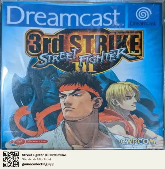 Street Fighter III: 3rd Strike Sega Dreamcast, PAL box front