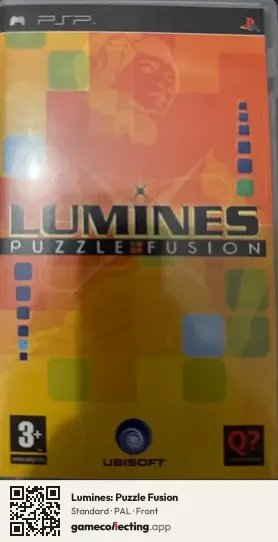 Lumines: Puzzle Fusion PlayStation Portable, PAL box front
