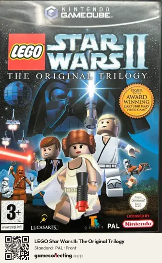 LEGO Star Wars II: The Original Trilogy Nintendo GameCube, PAL box front