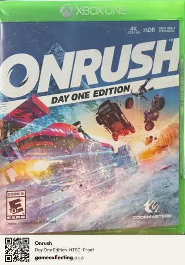 Onrush Xbox One, NTSC box front