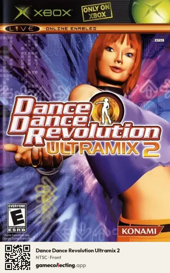 Dance Dance Revolution Ultramix 2 Xbox, NTSC box front