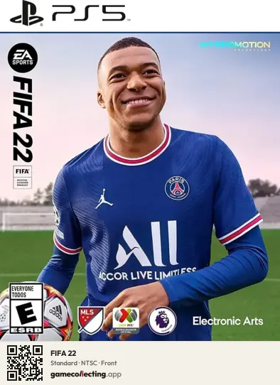 FIFA 22 PlayStation 5, NTSC box front