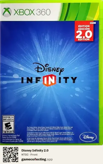 Disney Infinity 2.0 Xbox 360, NTSC box front
