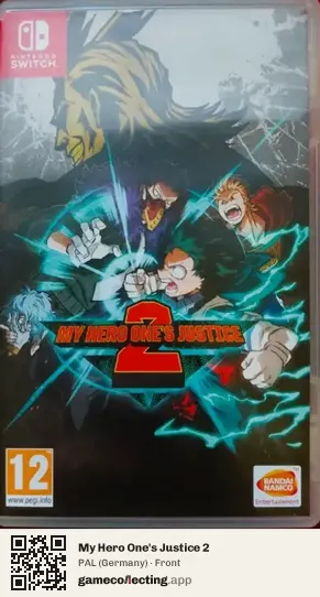 My Hero One's Justice 2 Nintendo Switch, Germany box front