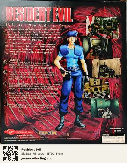 Resident Evil Computer, NTSC box front