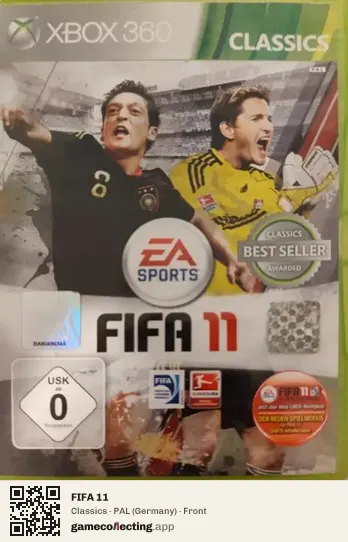 FIFA 11 Xbox 360, Germany box front