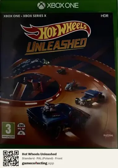 Hot Wheels Unleashed Xbox One, Poland box front