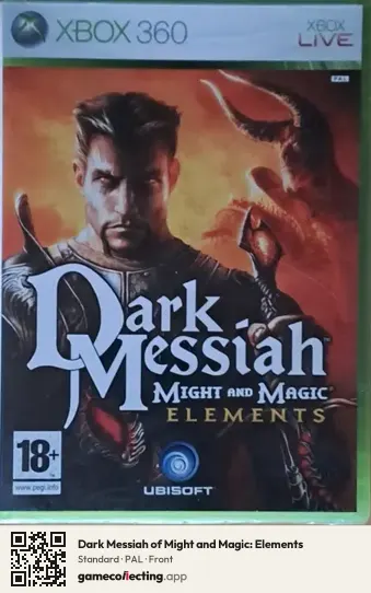 Dark Messiah of Might and Magic: Elements Xbox 360, PAL box front