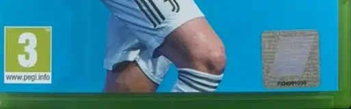 FIFA 19, the PEGI square on its front