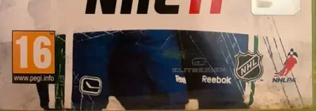 NHL 11, the PEGI square on its front