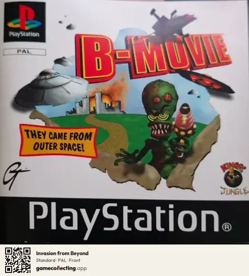 Invasion from Beyond PlayStation, PAL box front