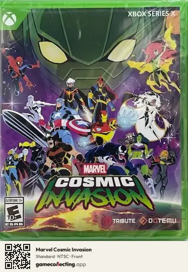Marvel Cosmic Invasion Xbox Series X, NTSC box front