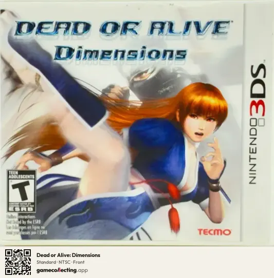Dead or Alive: Dimensions Nintendo 3DS, NTSC box front