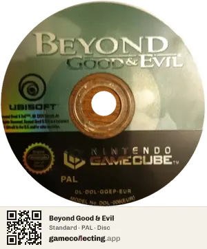 Beyond Good & Evil Nintendo GameCube, PAL disc