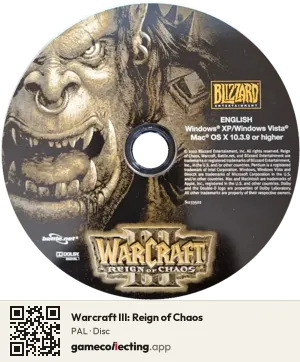Warcraft III: Reign of Chaos Computer, PAL disc