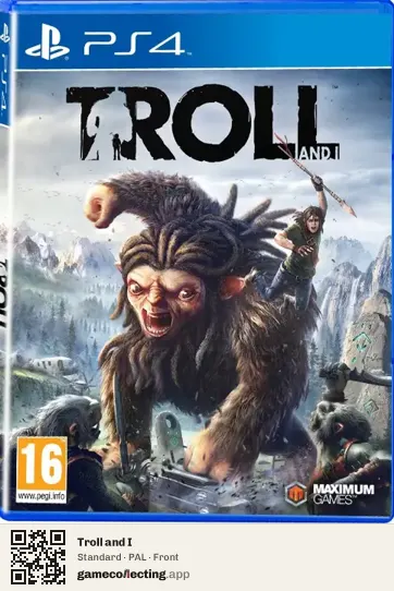 Troll and I PlayStation 4, PAL box front