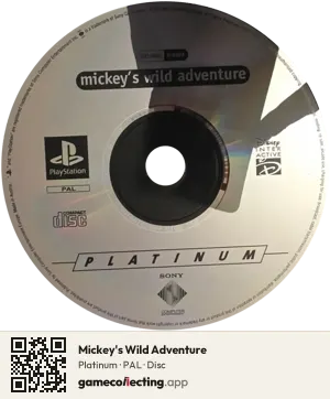 Mickey's Wild Adventure PlayStation, PAL disc