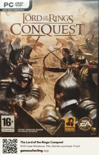 The Lord of the Rings: Conquest Computer, Nordic countries box front