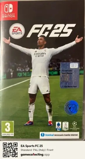 EA Sports FC 25 Nintendo Switch, Italy box front