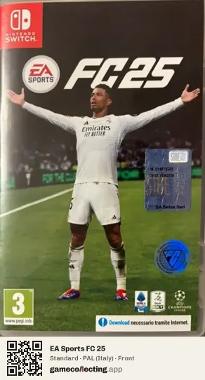EA Sports FC 25 Nintendo Switch, Italy box front