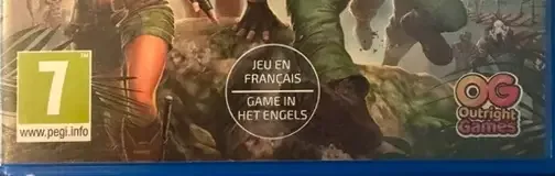 Jumanji: The Video Game, the PEGI square on its front
