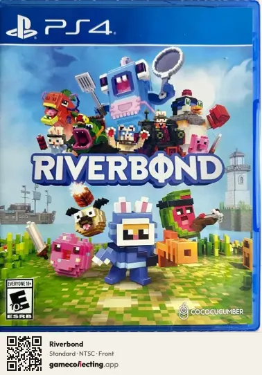Riverbond PlayStation 4, NTSC box front
