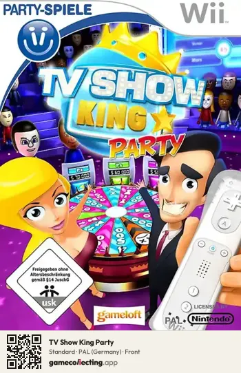 TV Show King Party Nintendo Wii, Germany box front