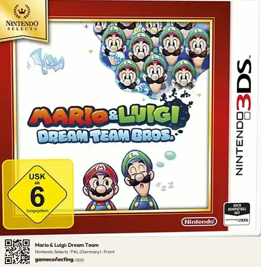 Mario & Luigi: Dream Team Nintendo 3DS, Germany box front