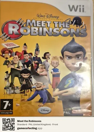 Meet the Robinsons Nintendo Wii, United Kingdom box front
