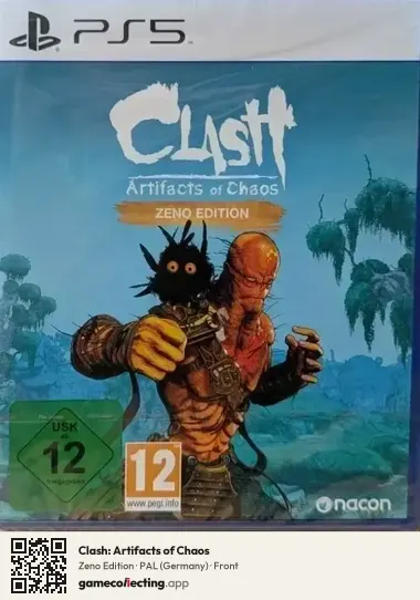 Clash: Artifacts of Chaos PlayStation 5, Germany box front