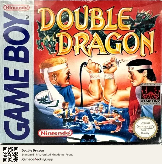 Double Dragon Game Boy, United Kingdom box front