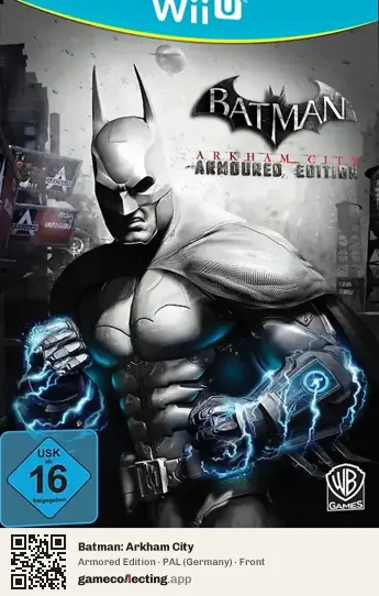 Batman: Arkham City Nintendo Wii U, Germany box front