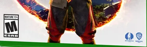 Mortal Kombat 1, the ESRB box on its front