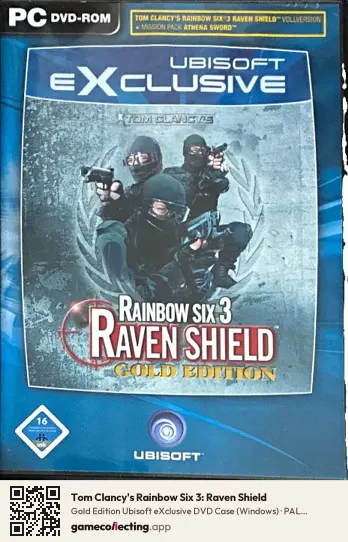 Tom Clancy's Rainbow Six 3: Raven Shield Computer, Germany box front