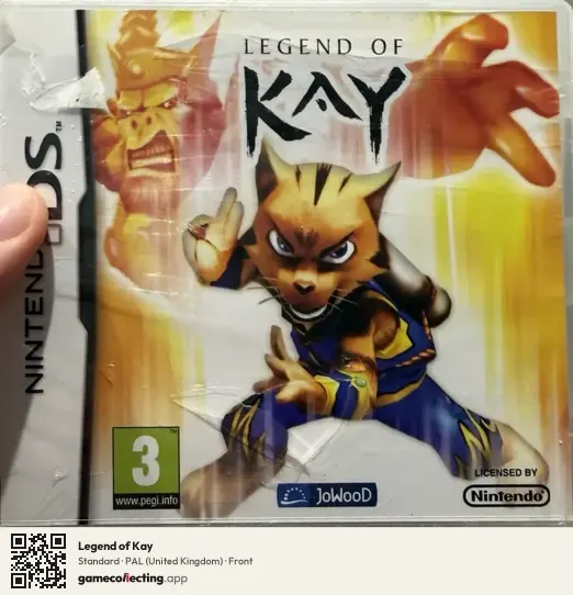 Legend of Kay Nintendo DS, United Kingdom box front