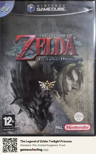 The Legend of Zelda: Twilight Princess Nintendo GameCube, United Kingdom box front
