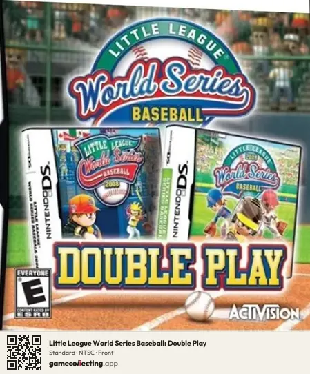 Little League World Series Baseball: Double Play Nintendo DS, NTSC box front