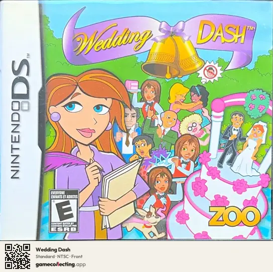 Wedding Dash Nintendo DS, NTSC box front
