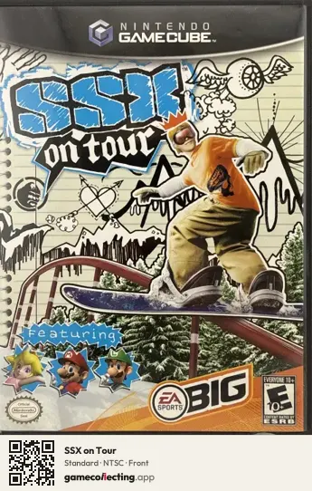SSX on Tour Nintendo GameCube, NTSC box front