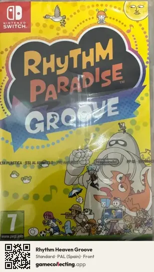Rhythm Heaven Groove Nintendo Switch, Spain box front