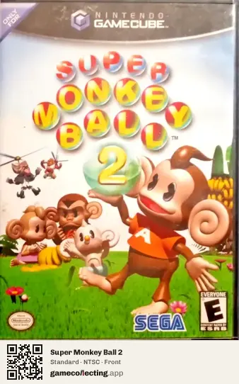 Super Monkey Ball 2 Nintendo GameCube, NTSC box front