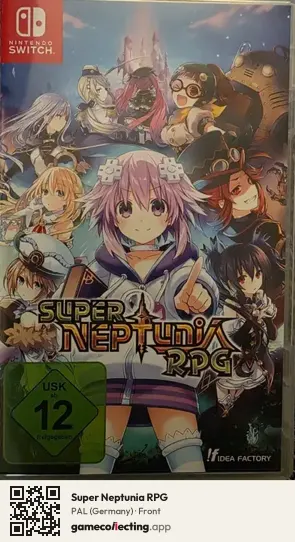 Super Neptunia RPG Nintendo Switch, Germany box front