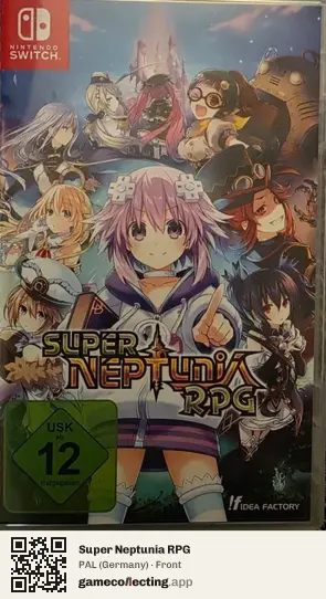Super Neptunia RPG Nintendo Switch, Germany box front