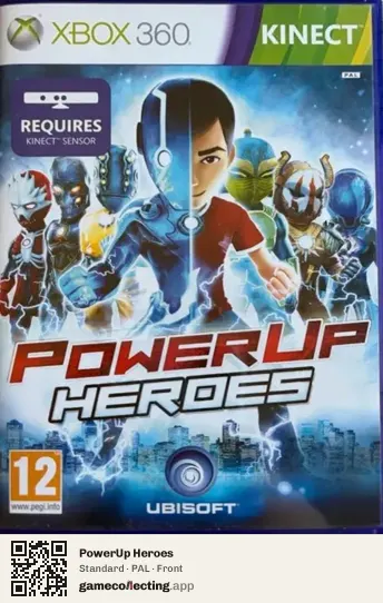 PowerUp Heroes Xbox 360, PAL box front
