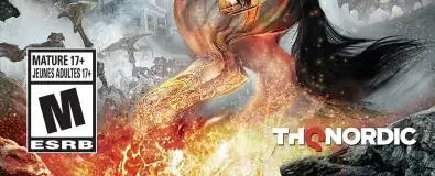Darksiders, the ESRB box on its front