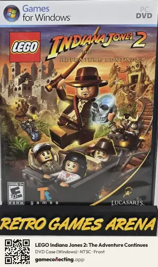 LEGO Indiana Jones 2: The Adventure Continues Computer, NTSC box front