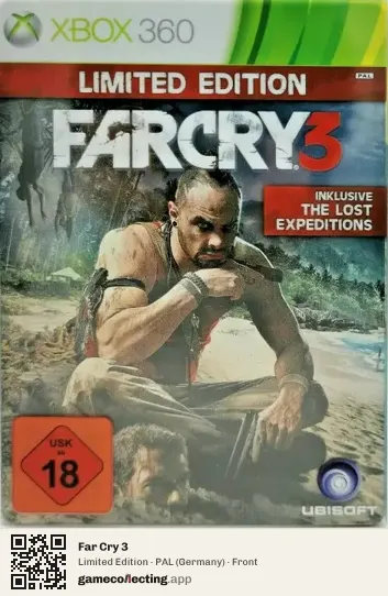 Far Cry 3 Xbox 360, Germany box front