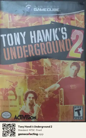 Tony Hawk's Underground 2 Nintendo GameCube, NTSC box front